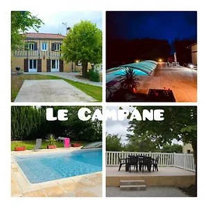 Le Campane - Piscine Hébergement de vacances Laujuzan